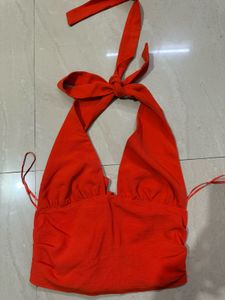 halter neck backless top