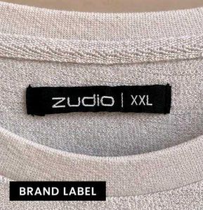 Zudio White Cotton T-shirt