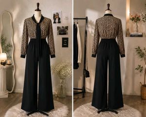 Leopard Print Jumpsuit