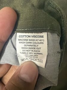 Olive Green Casual Pants