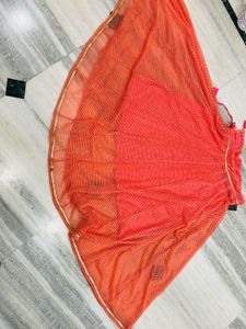 Peach Lehenga Choli Set