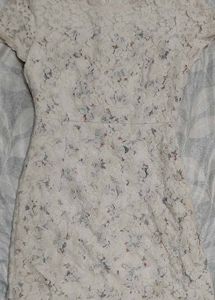 Lace Floral Mini Dress🤍