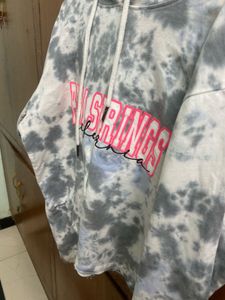 Zudio Tie-Dye Cropped Hoodie