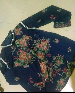 Navy Blue Top