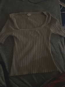 Ribbed Square Neck FROM LIFESTYLE