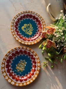 Decorative Hand-Painted Plates