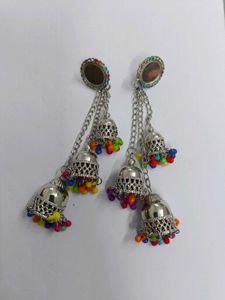 Boho Multicolor Dangle Earrings
