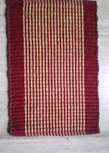 Leaf Print Accent Rug