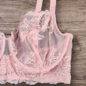 Next UK Elegant Pink Lace Bra