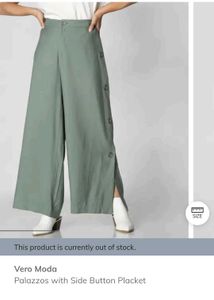 Vero Moda Olive Green Palazzos