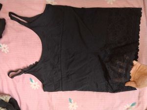 🕸️Lace Goth Black Cami Top🕸️