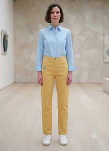 Yellow Straight Leg Pants