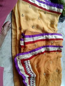 dubble shadded saree