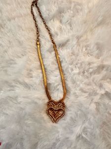Sparkling Heart Pendant Necklace