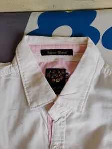 Men's White Button-Up Shirt