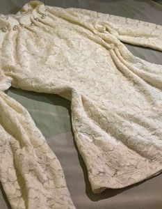 Cream Lace Blouse