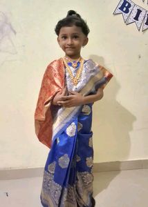 Goal Saree For 4 To 5 Years  Girls