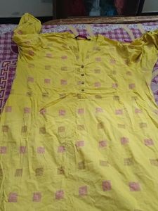 Yellow Kurti