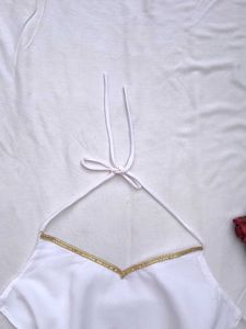 Y2k chatpati halter backless kurti🌙