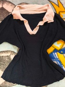 Korean V-Neck RibbedTop