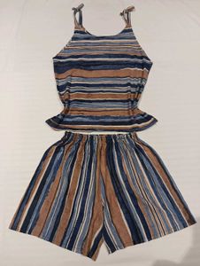 Striped 2-Piece Co-ord Set