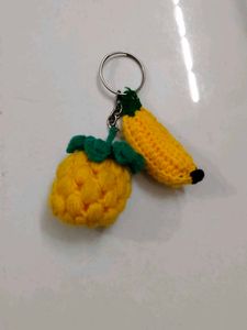 Crochet Pineapple Keychain