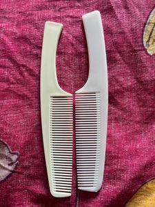 Set of 2 White Combs