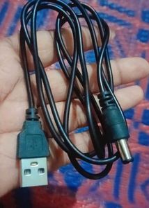USB to DC Barrel Jack Adapter Cable