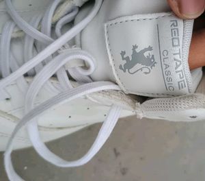 Red Tape Classic White Hightop Sneakers
