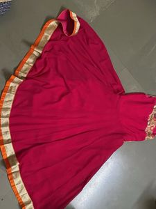 Beautiful Pink Anarkali Gown