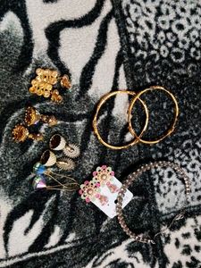 combo set normal daily wear chain s and ear rings