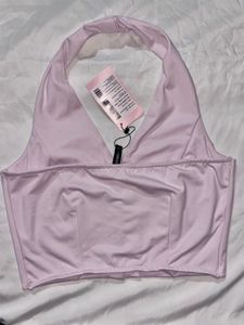 Hersheinbox Stylish Halter Neck Crop Top