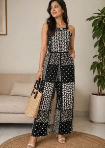 Patchwork Jumpsuit
