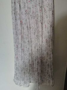 Floral Print Puff Sleeve Maxi Dress