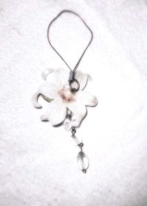 phone charm with Dangling Beads
