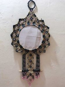 Boho Macrame Wall Mirror