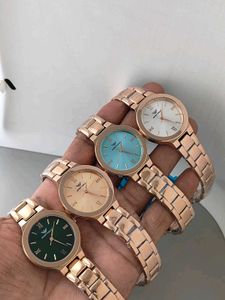 Emporio Armani Rose Gold Blue Dial Watch