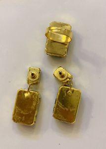 New Combo of Emerald  Earrings And Ring