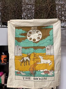 The Moon Tarot Tapestry Wall Hanging