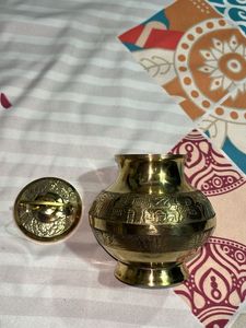 Antique Brass Gangajal Lota