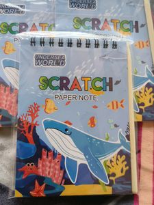 Scratch Paper Note Set Of 3