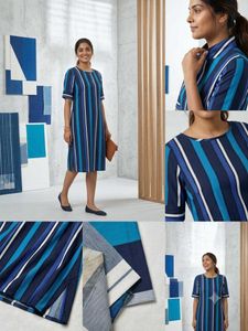 Striped Midi Dress