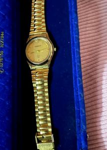 Original Sonata Golden Wrist Men's Watch