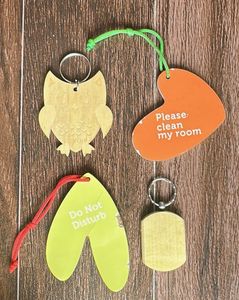 Door Hangers &amp; Keychain Set