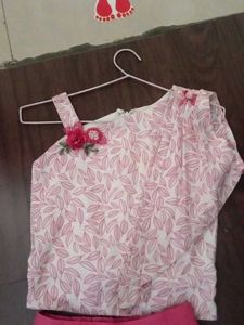 Girls Top &amp; Culottes Set