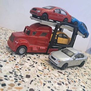 ToysRUs Red Miniature Car Loader truck