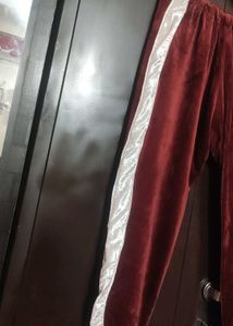Burgundy Color Winter Lower/Pyjama For 30 Waist