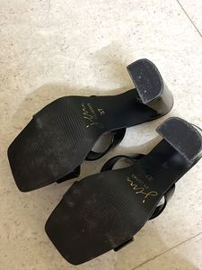 4 inch black heels