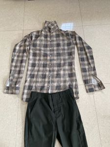 Men's Checked Long Sleeve Shirt