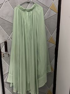 Sparkling short Kurta wd flare plaza n duptta
